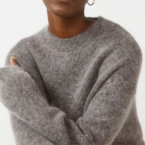 NWT & Other Stories Mohair Sweater Mole Size M